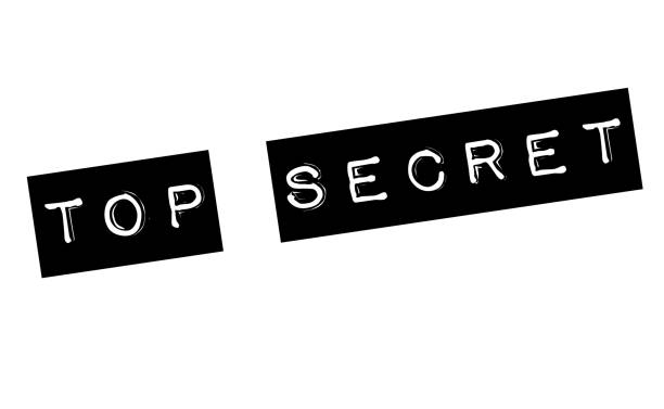 ilustrações de stock, clip art, desenhos animados e ícones de top secret stamp on white - spy secrecy top secret mystery