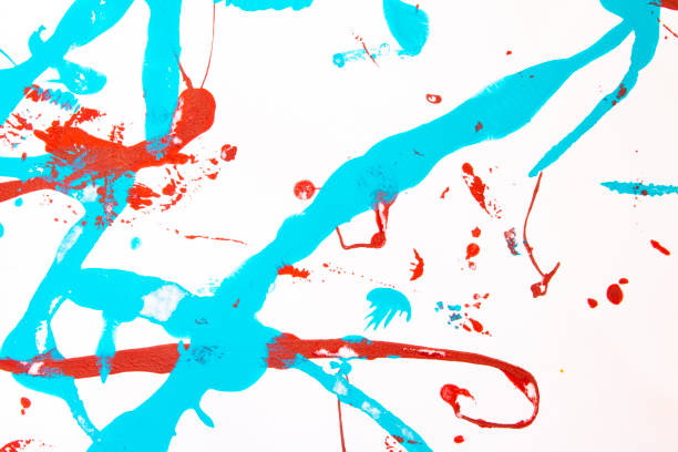 istock Vibrant Paint Messy Background Acrylic Splatter 1141055554
