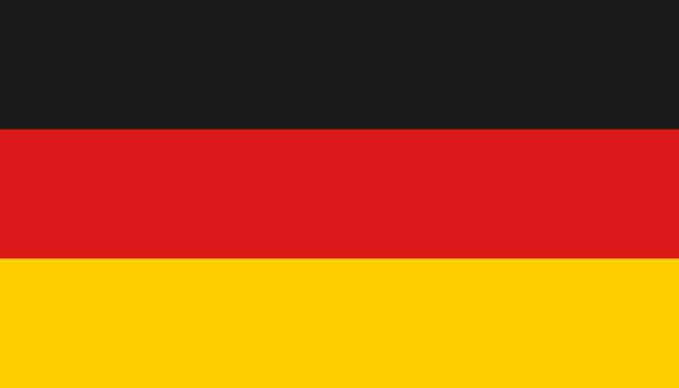 istock Germany flag icon in flat style. National sign vector illustration. Politic business concept. 1141056352