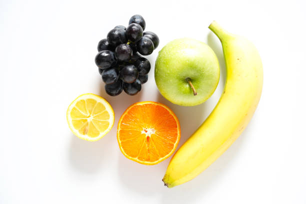 istock Banana, Orange, Lemon, Apple & Grapes 1141057059