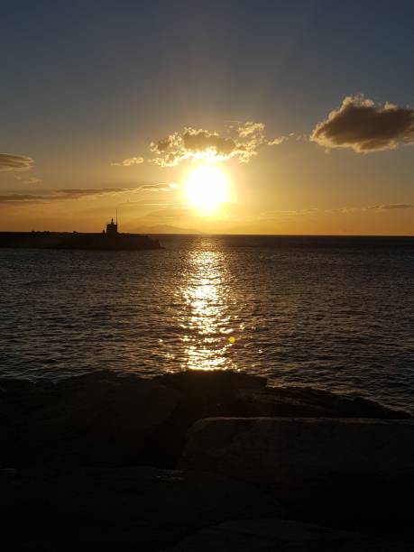 istock View on sunset in Corsica Islande  .. colors 1141057228