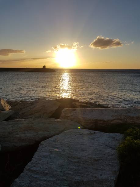 istock Beautiful sunset on Corsican Islande 1141058644
