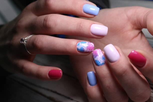 istock stylish design of manicure 1141062551