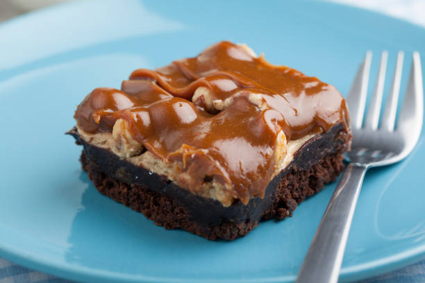 istock Chocolate brownie on a plate 1141071971