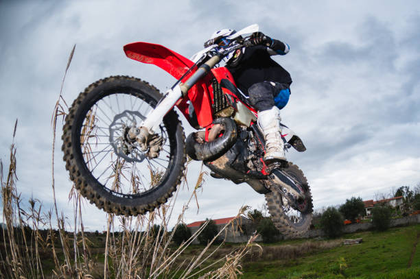 istock Enduro bike rider 1141086731