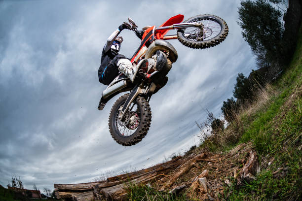 istock Enduro bike rider 1141087344