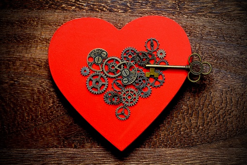 Mechanical Heart and key