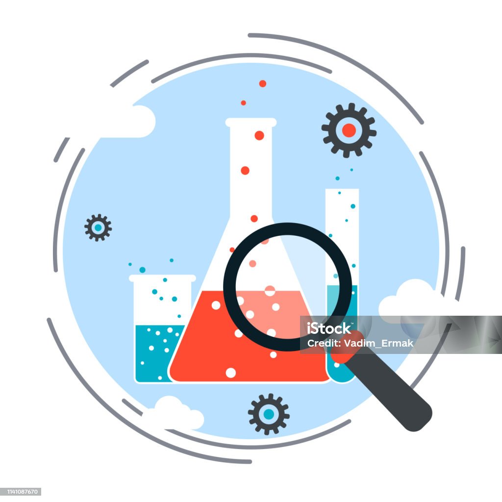Science Demonstration Vector Science Research Vector Concept Stock Illustration - Download Image Now ...