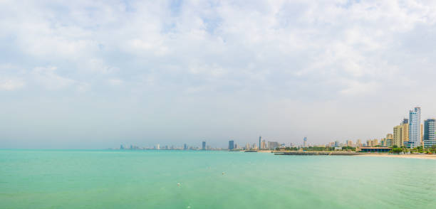 Panorama of Kuwait City in the Persian Gulf. The capital of Kuwait