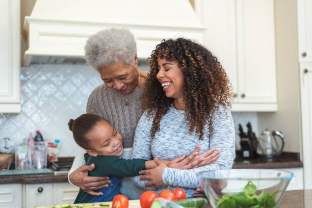 istock Family generations cooking together 1141094487