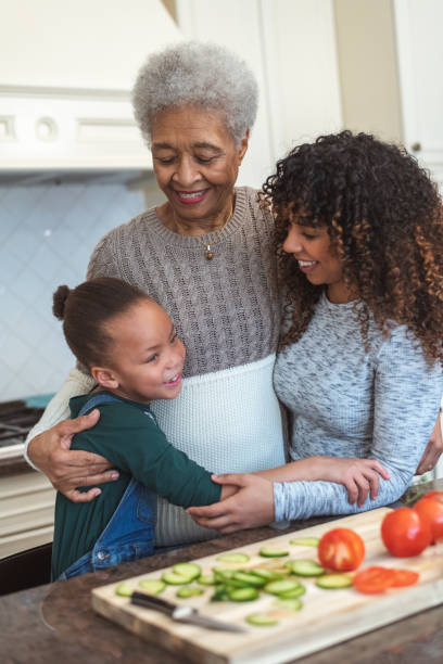 istock Family generations cooking together 1141094503