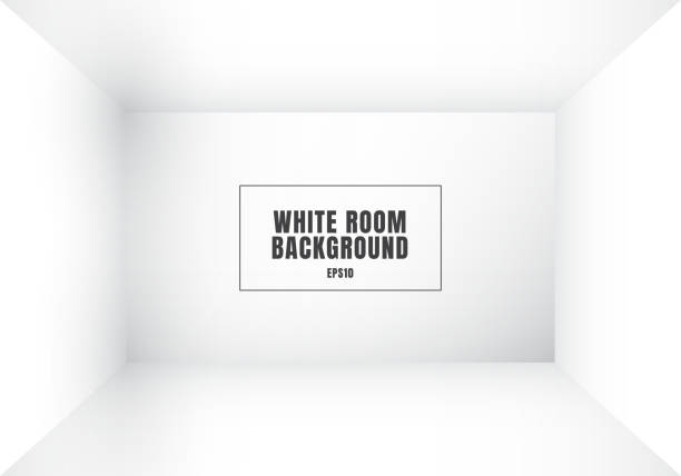 3d 空の白い部屋の現代空白の内部の背景。家、スタジオルーム。あなたがビジネスプロジェクトをモックアップのために使用することができます - floor ceiling entrance hall indoors点のイラスト素材／クリップアート素材／マンガ素材／アイコン素材