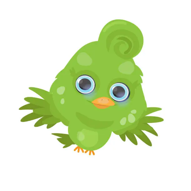 Vector illustration of Funny Bird