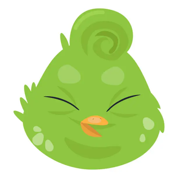 Vector illustration of Funny Bird