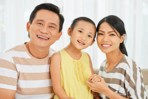 istock Cheerful Vietnamese family 1141117993