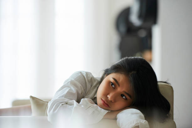 istock Bored young woman 1141123086