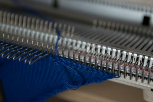 Manual knitting machine. A knitting machine is a device used to create knitted fabrics