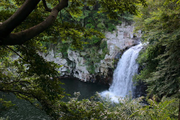 istock Cheonjeyeon waterfalls, waterfalls, valleys, valleys, 1141133786