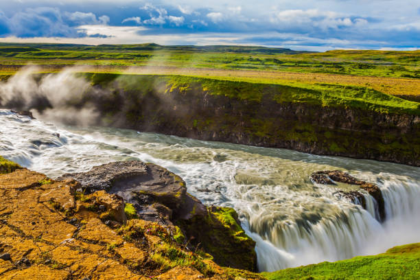 istock Picturesque multi-colored tundra 1141148151