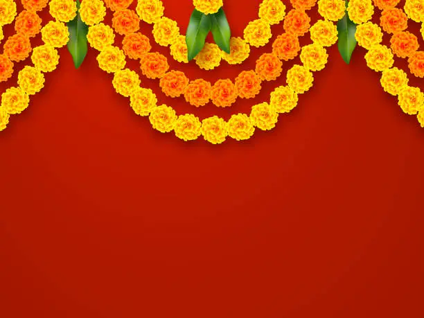 Vector illustration of Indian holiday background.