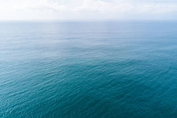 istock Aerial view of sea wave surface 1141163660