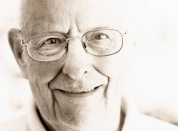 istock Cheerful senior man in spectacles looking relaxed 1141166037