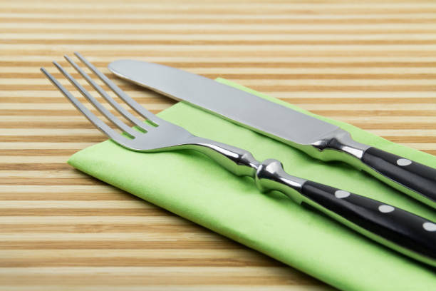 istock Cutlery and napkin close up 1141171082