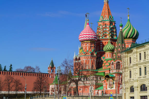 istock St Basil's cathedral on Red Square in Moscow. 1141176009