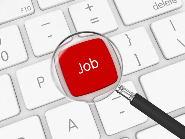 istock Find job online internet search recruitment 1141185113