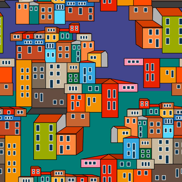 istock Town near the sea. 1141185399