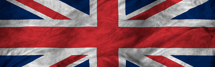image of the flag of England closeup