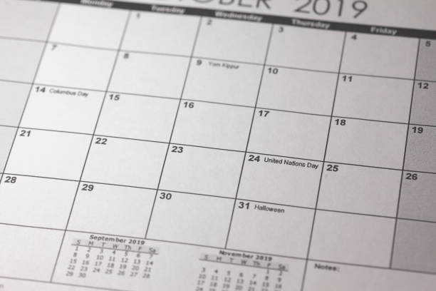 istock United Nations Day 2019, Thursday, October 24. United nations day in selective focus on October 2019 calendar. 1141190345