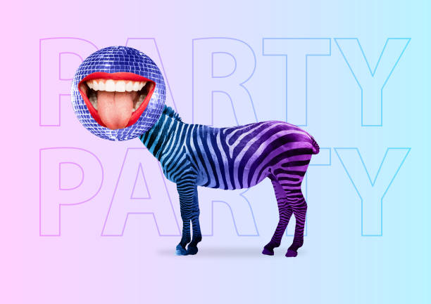 istock Everybody need party. Modern design. Contemporary art collage. 1141190386