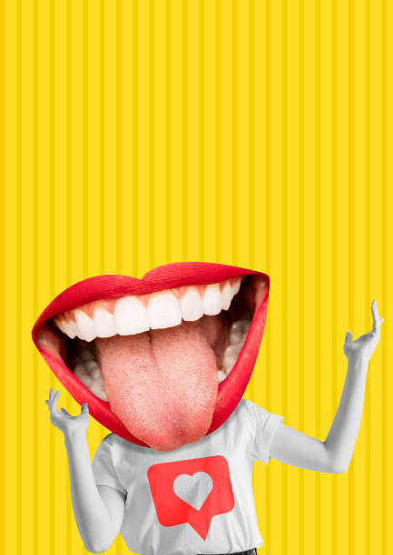 Happiness. Modern design. Contemporary art collage.