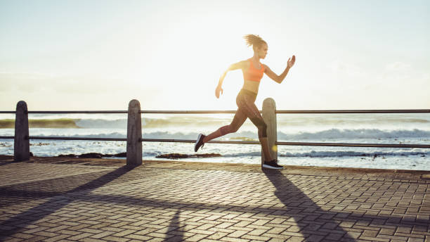 istock Woman sprinting during sunset 1141191740