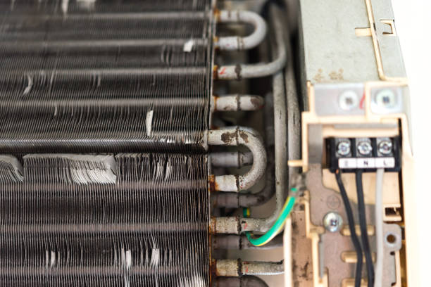 istock Cleaning air conditioner by water for clean a dust 1141192601