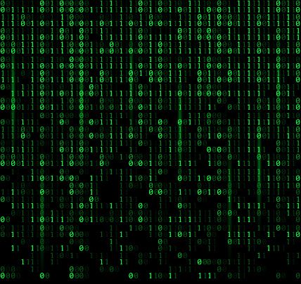 binary code seamless background