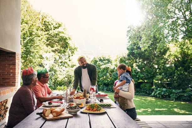 istock Christmas festivities with the family 1141193406
