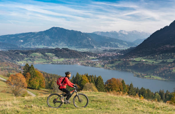 istock Mountain Biking in Case, Allgau Alps 1141198247