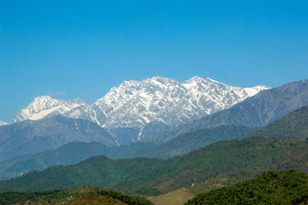 istock Mountains are visible in the form of layers from Baijnath. 1141204383