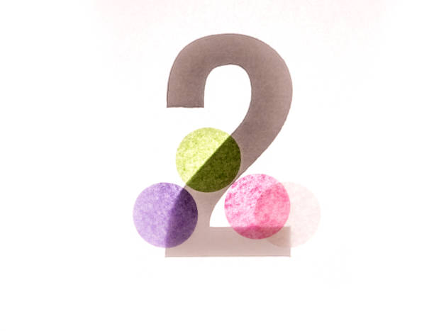 istock 2 number two, graphic black digit and creative typography with colourful wheels, happy birthday 1141205117