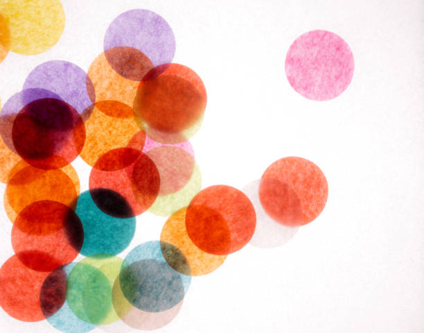 istock Many colorful circles on a white background. Wallpaper 1141205142