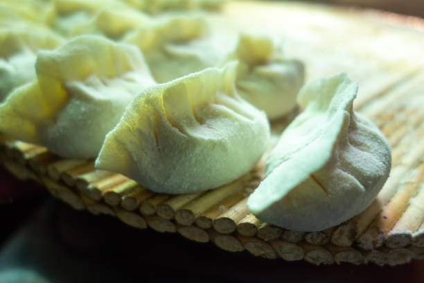 Dumplings are Chinese traditional delicacies.