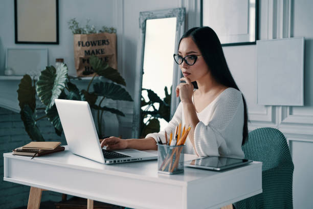 istock Her job is her hobby. 1141207162
