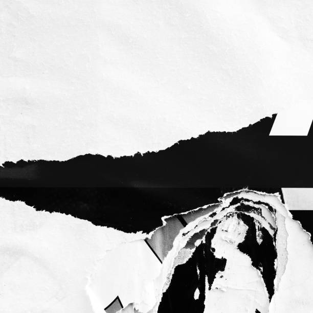 istock Blank white old ripped torn paper crumpled creased posters grunge textures backdrop backgrounds surface placard 1141209622