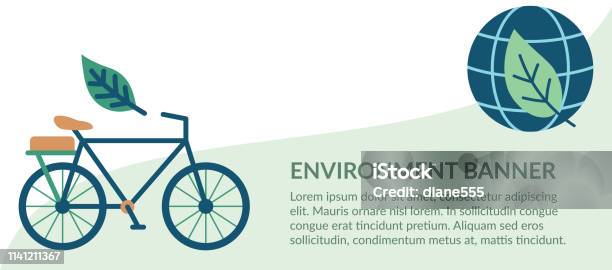 Flat Design Environment Icons Stock Illustration - Download Image Now - Cycling, Bicycle, Infographic