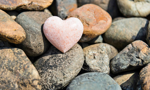 istock Stone heart in a stone heap 1141211802