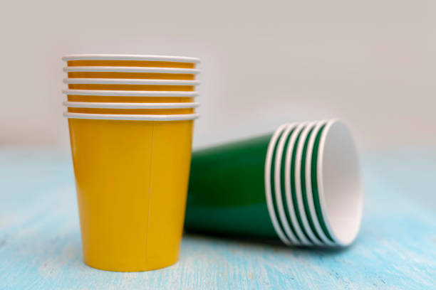 istock Paper cups are on the table. 1141213604