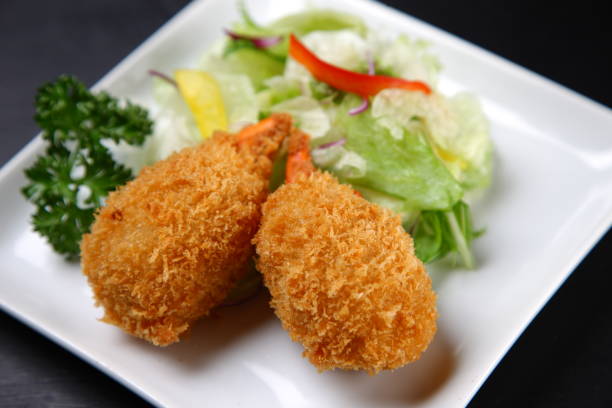 istock lobster croquette with vegetables 1141217994