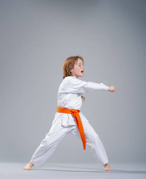 istock Girl doing a workout on kar 1141219484